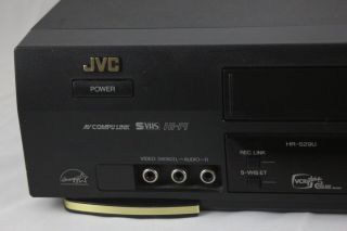 JVC VHS ET S SVHS Hi Fi Stereo VCR HR - S29U w/Remote 2