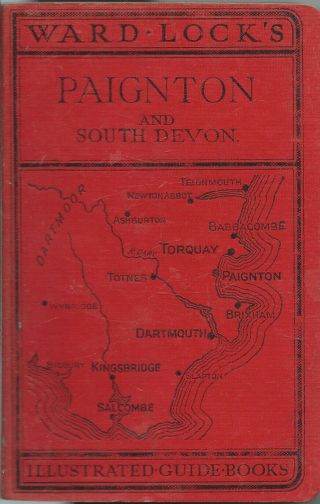 Ward Lock Red Guide - Paignton And South Devon - C.  1950 - 17th Edition