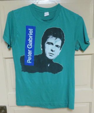 Vintage Peter Gabriel Concert Tee Shirt 1986 Large