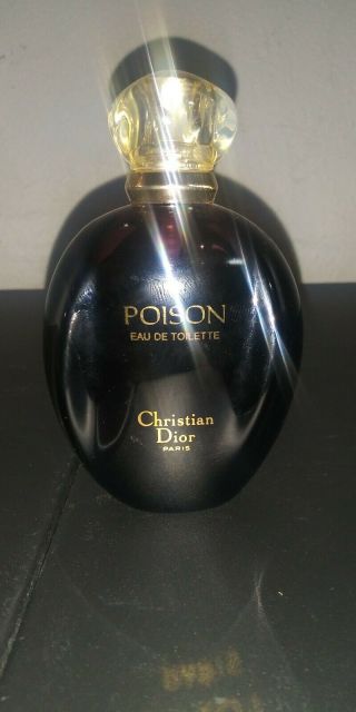Vintage - Poison By Christian Dior Perfume For Women 3.  4 Oz.  /100 Ml - (95 Full)