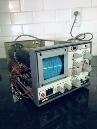 Vintage Nri Model 2500 5 - Mhz Transistorized Oscilloscope
