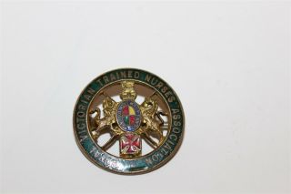 Vintage Royal Victorian Trained Nurses Association Pin Badge