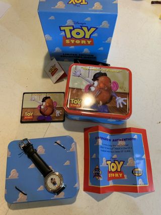 Vintage 1996 Fossil Disney Toy Story Mr.  Potato Head Watch -