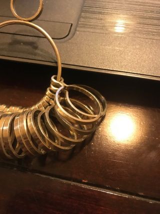 Vintage JEWELRY Ring Sizer Group Rings (cbt) 2