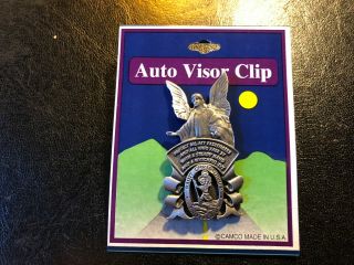 Vintage Style 1950s - 1960s Nos Accessory Auto Saint Christopher Clip Chevy Ford