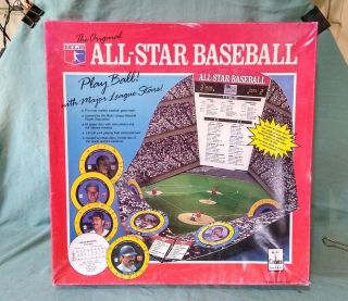 Complete Vintage 1989 The Mlb All - Star Baseball Board Game Cadaco