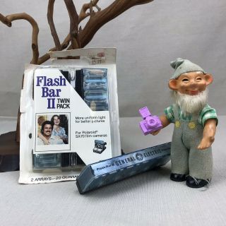 Ge Flash Bar Ii Vintage 3 Arrays 29 Bulbs For Polaroid Sx - 70 Cameras
