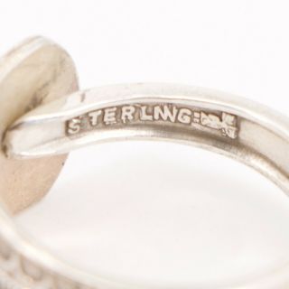 VTG Sterling Silver - Santa Barbara Old Mission Spoon Handle Ring Size 8 - 5.  5g 5