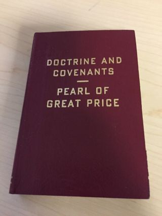 Military Mormon Doctrine And Covenants Pearl Of Great Price 1980 Pocket Size Lds
