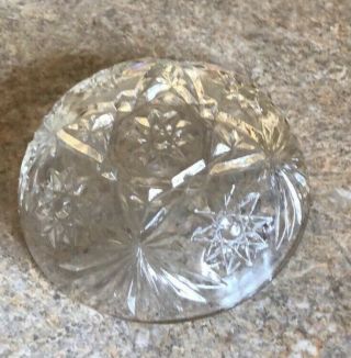 Vintage Star of David Anchor Hocking Nuts or Candy Dish 7 