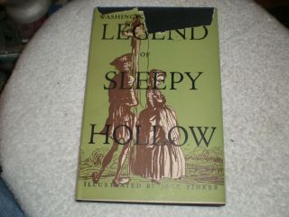 The Legend Of Sleepy Hollow Washington Irving Hc/dj 1946