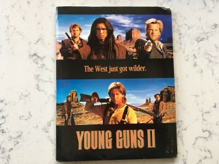 Vintage Movie Film Press Kit Book Photo Young Guns Ii 2 Emilio Estevez