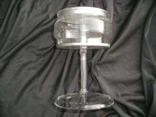 Vintage 9 Cup Pyrex Flame Glass Coffee Percolator Pump Basket And Lid