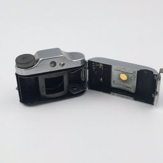 Vintage CRYSTAR Subminiature Mini Spy Camera w/Leather Case 4