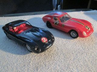 Vintage Slot Cars,  Unknown Scale,  True Vintage,  Notice The Right Hand Driver 