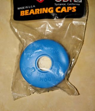 Odi Mushroom Bearing Cap BMX Old school vintage NOS Blue 4