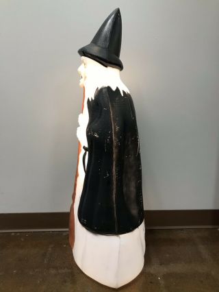 Vintage Empire Halloween Blow Mold Witch,  Broom 38” - Made in USA 7