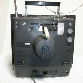 SONY TV - 110 U Solid State 11inch Black & White Analog Monitor Portable Vtg 70 ' s 8