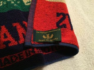 Vtg.  Golf Towel from The Old Course at St.  Andrews Made In Scotland 100 Cotton 5