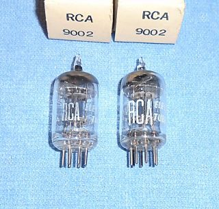 2 Nos Rca 9002 Radio Vacuum Tubes - 1950 