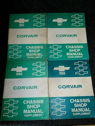 4 Vintage Chevrolet Service Chassis Shop Manuals 60 