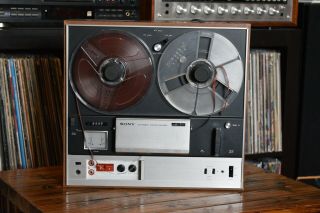 Vintage Reel To Reel Sony Tc - 355 Stereo Tapecorder Gorgeous