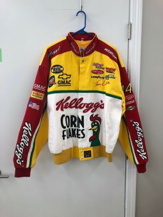 Vintage Chase Terry Labonte Kelloggs Corn Flakes Nascar Racing Jacket Xl