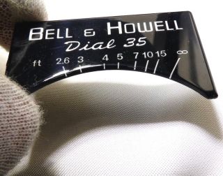Decal Logo Only For Vintage Bell & Howell Canon Dial 35 Camera