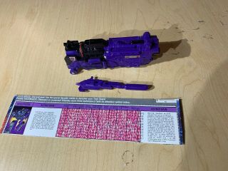 Vintage 1985 Astrotrain Transformers G1 100 Complete W/ Weapon Tech