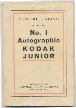 No.  1 Autographic Kodak Junior Picture Taking Booklet 1914 Eastman Kodak Company