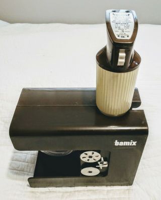 ESGE Bamix M122 HandMixer 2 - Speed Immersion Blender,  CHOPPER Vtg 80s SWITZERLAND 3