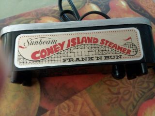 Vintage Sunbeam Coney Island Steamer Frank N Bun Hotdog steamer 19 - 29 5