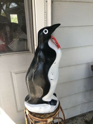 Vintage Union Products Inc.  22 " Tall Penguin Blow Mold