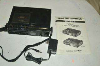 Marantz Pmd201 Portable Cassette Recorder