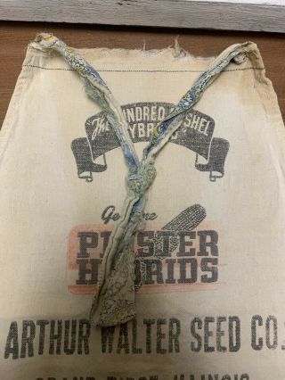 Vintage Pfister Hybrids Seed Sack Handmade Apron Unique Farm Corn Advertising 8