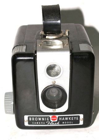 Kodak Brownie Hawkeye Flash Bakelite Camera Vintage 1950s