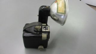 Kodak Brownie Hawkeye Flash 1950 ' s Vintage Box Camera - with Detachable Flash 2