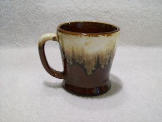 Vintage R.  R.  P Co.  Roseville Usa Robinson Ransbottom Pottery Brown Drip Mug Cup