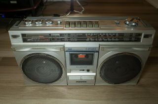 Sanyo M9935k Am - Fm - Sw Cassette Stereo Boombox Vintage 80s Radio