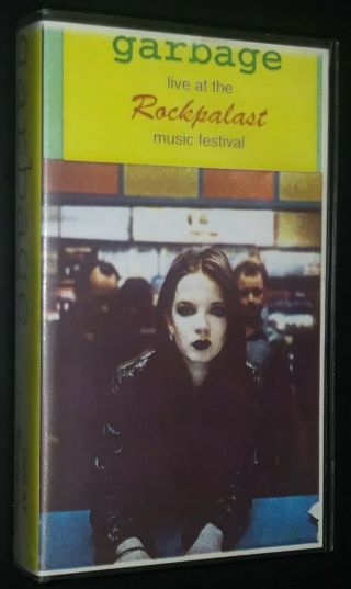 Garbage Live At The Rockpalast Music Festival Vintage Performance 1 Hr Vhs Tape