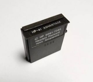 Hp 41 Advantage Rom Module For Hewlett Packard Hp 41c 41cv 41cx Calculator