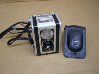 Vintage Eastman Kodak Duaflex Box Camera 620 Film W/ Safety Cover Kodet Lens Usa