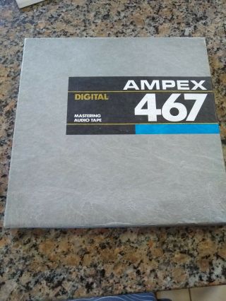 Ampex 467 Digital Tape And Reel Nos 1/4 " X 10 " 2500