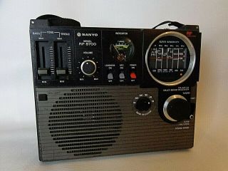 Vintage Sanyo Fm/am/sw/cb Multi Band Receiver Transistor Radio Rp 8700,