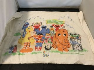 Vintage Sesame Street Jim Henson Regular Size Pillowcase