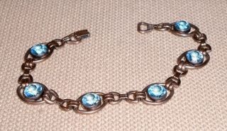 Vintage Chain Bracelet Sturdy 1/20 12k Gold Filled Signed 148w