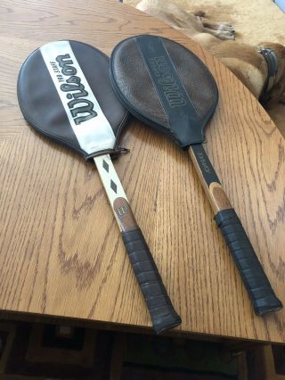 Wilson Pro Staff Vintage Racquets - Jack Kramer Ed.  And Wilson Advantage 4 1/2s