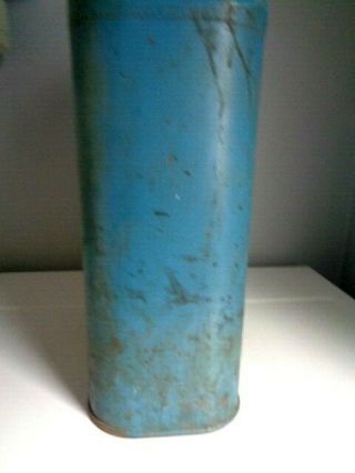 Vintage Army BLUE US Jerry Gas Can Steel Military - Willy Jeer Hot Rat Rod 1968 3