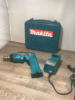 Vintage Makita 6073d Cordless Driver Drill 7.  2v With Dc7100 Fast Charger