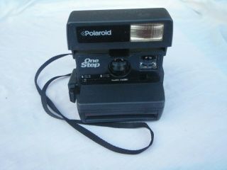 Vintage Polaroid 600 One Step Instant Camera Tested/working